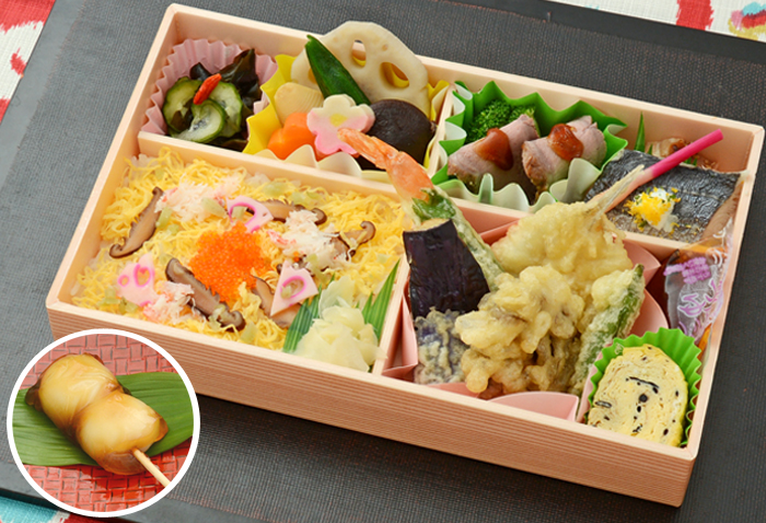 今季のおすすめ商品　春のにぎわい弁当セット　2,300円(税込)
